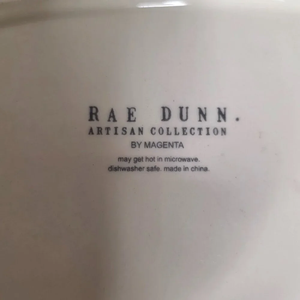 Rae Dunn Artisan Collection Red Plaid Spread Butter Dish